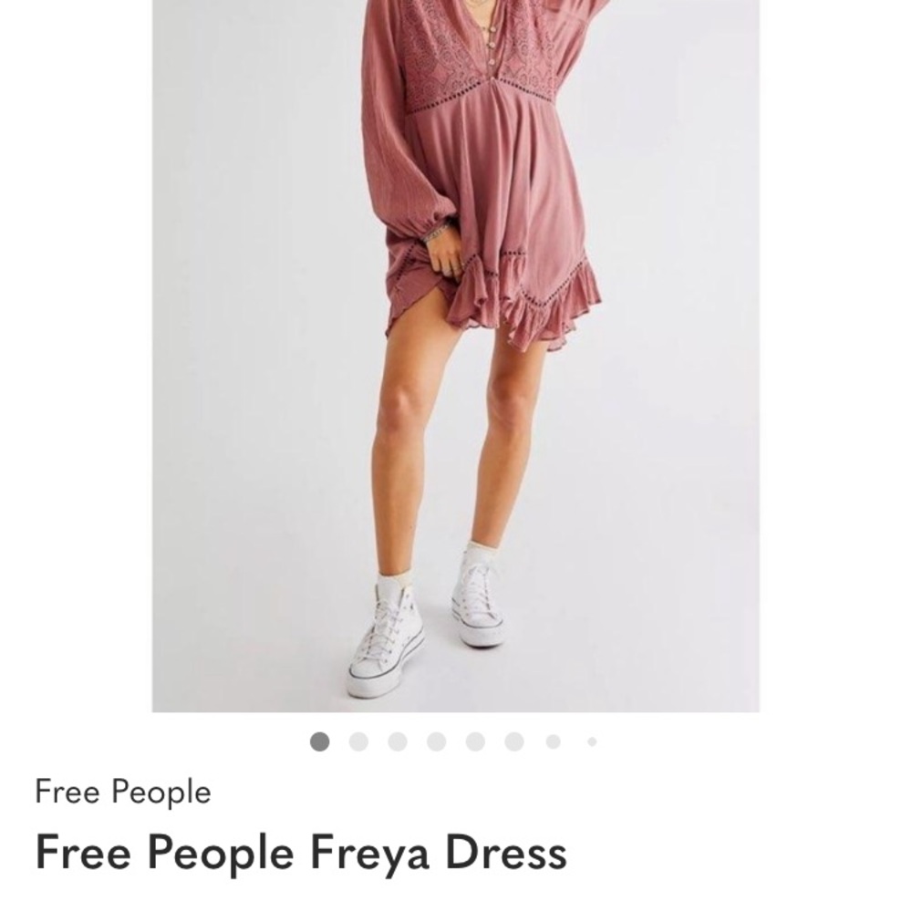 Free People Freya Mini Dress Set Mauve